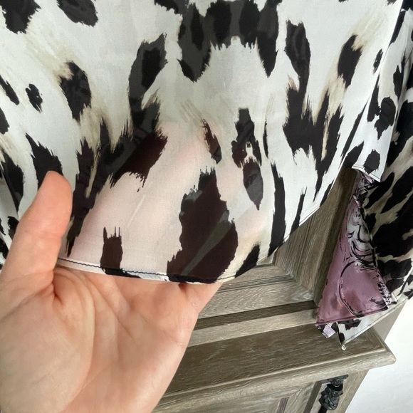 Roberto Cavalli silk animal print kaftan EU 38 - Picture 4 of 11